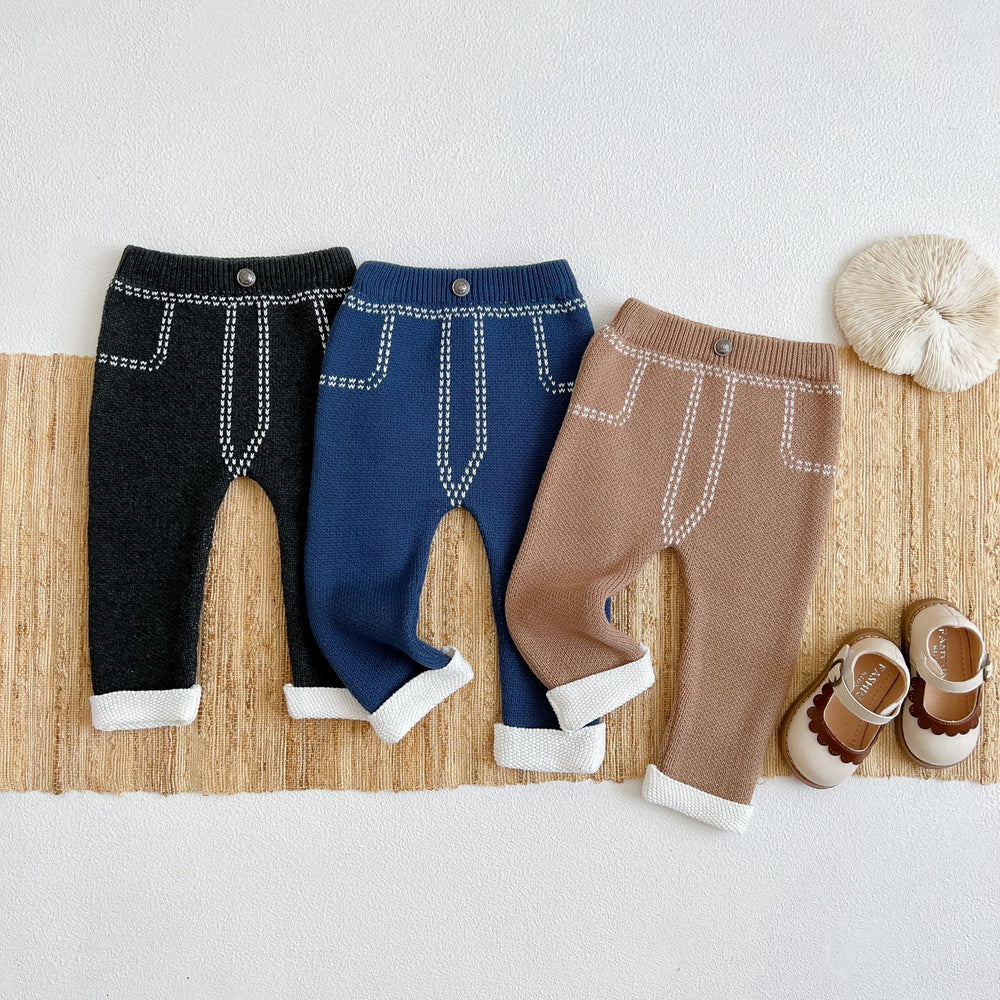 Baby Kid Unisex Color-blocking Pants Wholesale 220906306