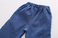 Load image into Gallery viewer, 3 Pieces Set Baby Kid Unisex Letters Print Tops Polka dots Cartoon Jackets Outwears And Solid Color Pants Wholesale 220906321
