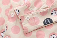 Load image into Gallery viewer, 3 Pieces Set Baby Kid Unisex Letters Print Tops Polka dots Cartoon Jackets Outwears And Solid Color Pants Wholesale 220906321
