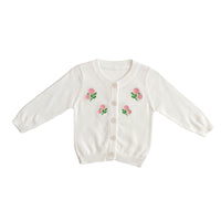 Load image into Gallery viewer, Baby Kid Unisex Flower Embroidered Cardigan Wholesale 220906347

