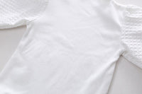 Load image into Gallery viewer, 3 Pieces Set Baby Kid Girls Solid Color Tops And Print Polka dots Bow Dresses And Pants Wholesale 220906407
