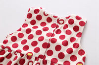 Load image into Gallery viewer, 3 Pieces Set Baby Kid Girls Solid Color Tops And Print Polka dots Bow Dresses And Pants Wholesale 220906407
