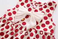 Load image into Gallery viewer, 3 Pieces Set Baby Kid Girls Solid Color Tops And Print Polka dots Bow Dresses And Pants Wholesale 220906407
