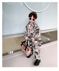 Load image into Gallery viewer, Baby Kid Boys Camo Jumpsuits Wholesale 220906413
