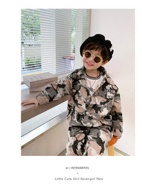 Load image into Gallery viewer, Baby Kid Boys Camo Jumpsuits Wholesale 220906413
