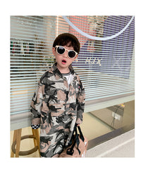 Load image into Gallery viewer, Baby Kid Boys Camo Jumpsuits Wholesale 220906413
