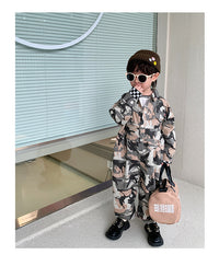 Load image into Gallery viewer, Baby Kid Boys Camo Jumpsuits Wholesale 220906413
