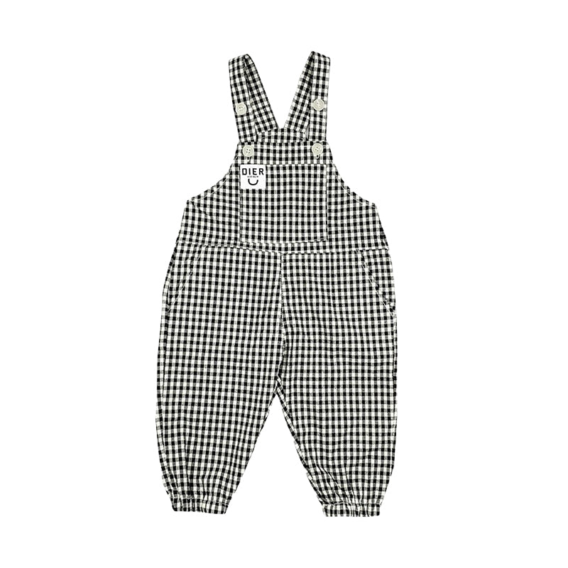 Baby Kid Boys Checked Jumpsuits Wholesale 220906468