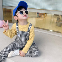 Load image into Gallery viewer, Baby Kid Boys Checked Jumpsuits Wholesale 220906468
