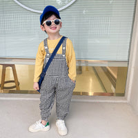 Load image into Gallery viewer, Baby Kid Boys Checked Jumpsuits Wholesale 220906468
