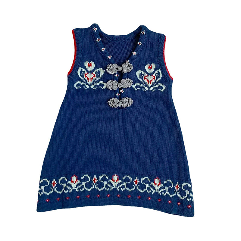 Baby Kid Girls Crochet Dresses Wholesale 220906519