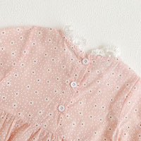 Load image into Gallery viewer, Baby Girls Flower Lace Print Rompers Wholesale 220906551
