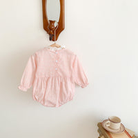 Load image into Gallery viewer, Baby Girls Flower Lace Print Rompers Wholesale 220906551
