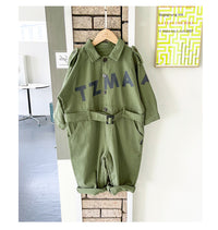 Load image into Gallery viewer, Baby Kid Unisex Letters Ribbon Jumpsuits Wholesale 220906561
