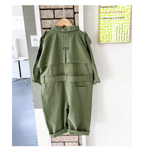 Load image into Gallery viewer, Baby Kid Unisex Letters Ribbon Jumpsuits Wholesale 220906561
