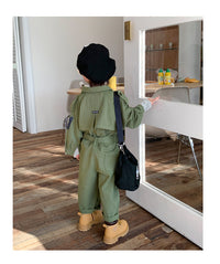 Load image into Gallery viewer, Baby Kid Unisex Letters Ribbon Jumpsuits Wholesale 220906561
