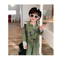 Load image into Gallery viewer, Baby Kid Unisex Letters Ribbon Jumpsuits Wholesale 220906561
