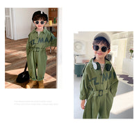 Load image into Gallery viewer, Baby Kid Unisex Letters Ribbon Jumpsuits Wholesale 220906561
