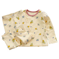 Load image into Gallery viewer, 2 Pieces Set Baby Kid Unisex Letters Flower Dinosaur Animals Cartoon Print Tops And Pants Wholesale 220906566
