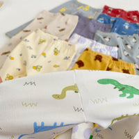 Load image into Gallery viewer, 2 Pieces Set Baby Kid Unisex Letters Flower Dinosaur Animals Cartoon Print Tops And Pants Wholesale 220906566
