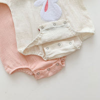 Load image into Gallery viewer, Baby Kid Girls Flower Animals Embroidered Rompers Wholesale 22090658
