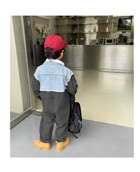 Load image into Gallery viewer, Baby Kid Boys Solid Color Jumpsuits And Letters Tops Wholesale 220906592
