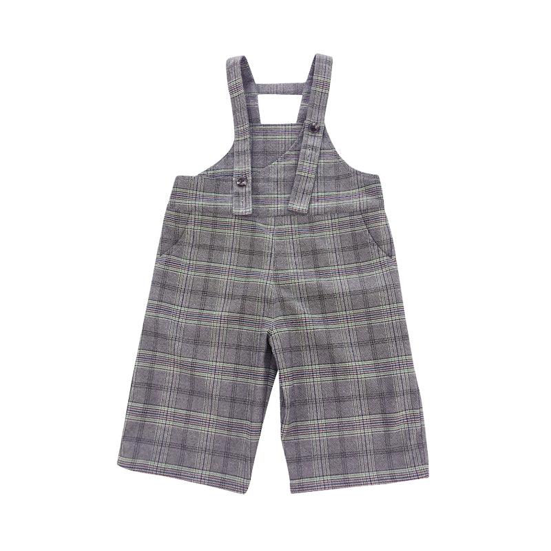 Baby Kid Boys Checked Jumpsuits Wholesale 220906643