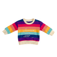 Load image into Gallery viewer, Baby Unisex Striped Letters Rainbow Tops Wholesale 220906689
