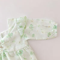 Load image into Gallery viewer, Baby Girls Flower Print Rompers And Dresses Wholesale 22090669
