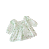 Load image into Gallery viewer, Baby Girls Flower Print Rompers And Dresses Wholesale 22090669
