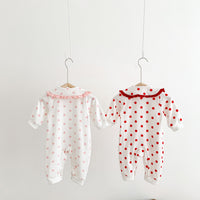 Load image into Gallery viewer, Baby Girls Polka dots Jumpsuits Wholesale 220906693

