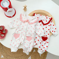 Load image into Gallery viewer, Baby Girls Polka dots Jumpsuits Wholesale 220906693
