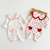 Load image into Gallery viewer, Baby Girls Polka dots Jumpsuits Wholesale 220906693
