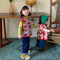 Load image into Gallery viewer, Baby Kid Girls Flower Vests Waistcoats Wholesale 220906694
