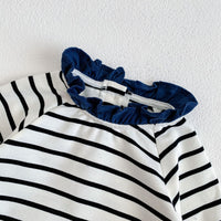 Load image into Gallery viewer, Baby Girls Striped Rompers Wholesale 220906806
