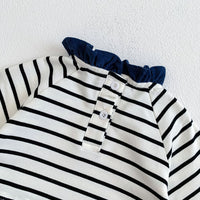 Load image into Gallery viewer, Baby Girls Striped Rompers Wholesale 220906806
