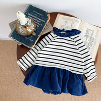Load image into Gallery viewer, Baby Girls Striped Rompers Wholesale 220906806

