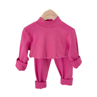 Load image into Gallery viewer, 2 Pieces Set Baby Kid Unisex Solid Color Tops And Pants Wholesale 220906833
