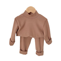 Load image into Gallery viewer, 2 Pieces Set Baby Kid Unisex Solid Color Tops And Pants Wholesale 220906833
