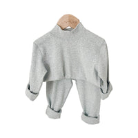 Load image into Gallery viewer, 2 Pieces Set Baby Kid Unisex Solid Color Tops And Pants Wholesale 220906833
