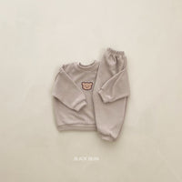 Load image into Gallery viewer, 2 Pieces Set Baby Unisex Cartoon Embroidered Hoodies Swearshirts And Solid Color Pants Wholesale 220906843
