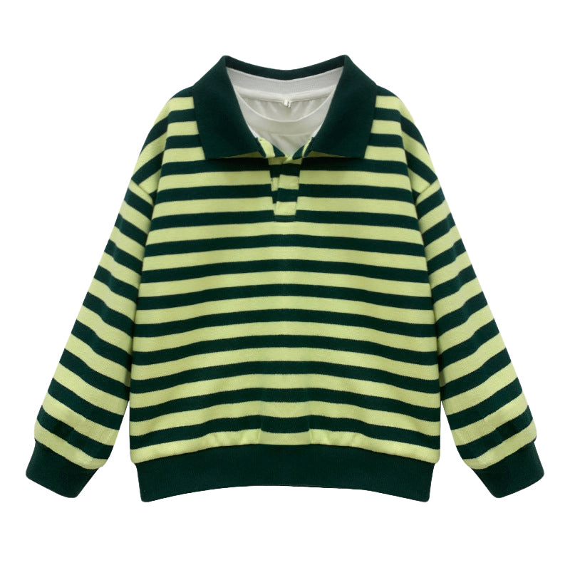 Baby Kid Boys Striped Tops Wholesale 220906874