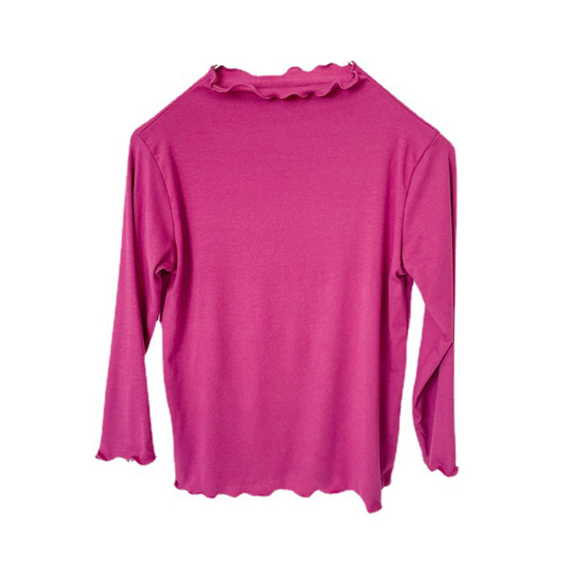 Kid Girls Solid Color Tops Wholesale 22090689