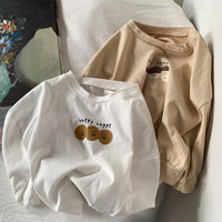 Load image into Gallery viewer, Baby Kid Unisex Letters Cartoon Expression Print Tops Wholesale 220909109
