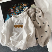 Load image into Gallery viewer, Baby Kid Unisex Letters Cartoon Expression Print Tops Wholesale 220909109
