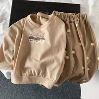 Load image into Gallery viewer, Baby Kid Unisex Letters Cartoon Expression Print Tops Wholesale 220909109
