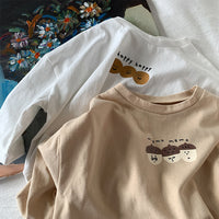 Load image into Gallery viewer, Baby Kid Unisex Letters Cartoon Expression Print Tops Wholesale 220909109
