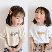 Load image into Gallery viewer, Baby Kid Unisex Letters Cartoon Expression Print Tops Wholesale 220909109

