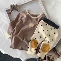 Load image into Gallery viewer, Baby Kid Girls Letters Cartoon Print Tops Wholesale 220909111
