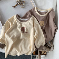 Load image into Gallery viewer, Baby Kid Girls Letters Cartoon Print Tops Wholesale 220909111
